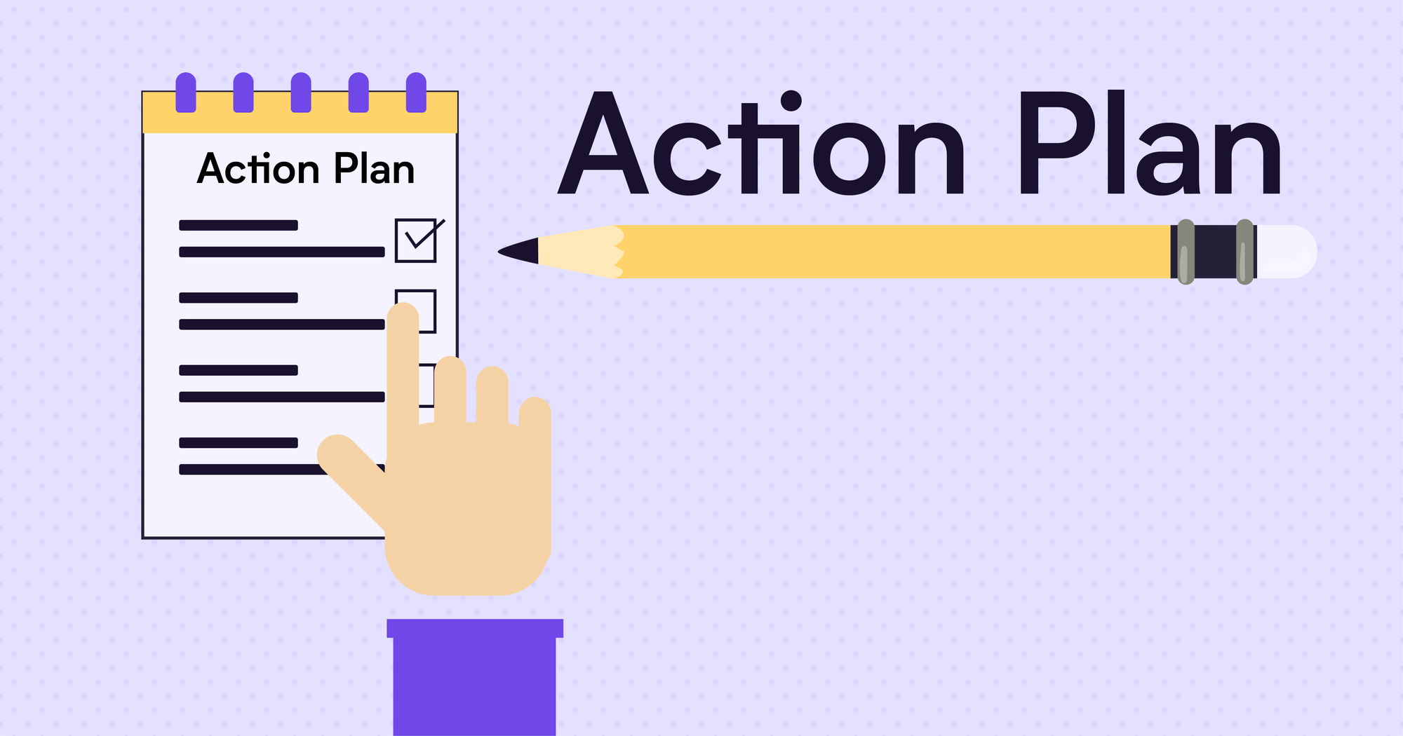 Discuss the action plan together